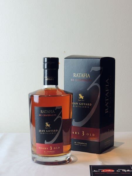 Ratafia Jean Goyard 3 ans d'âge 